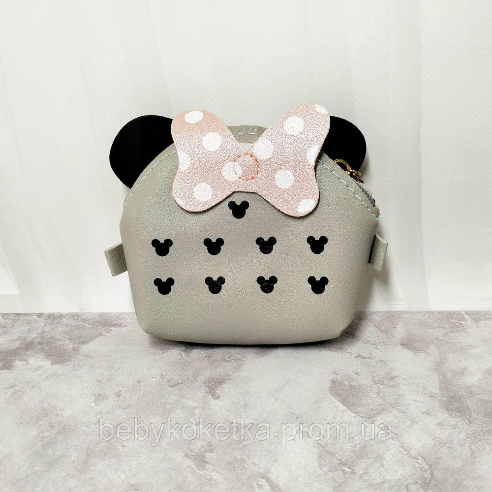 Сумочка-гаманець Мікі сіра Львів - фото 1