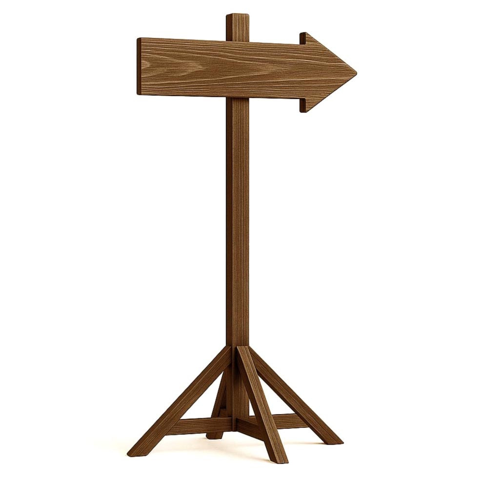 Напольная стрелка-указатель 