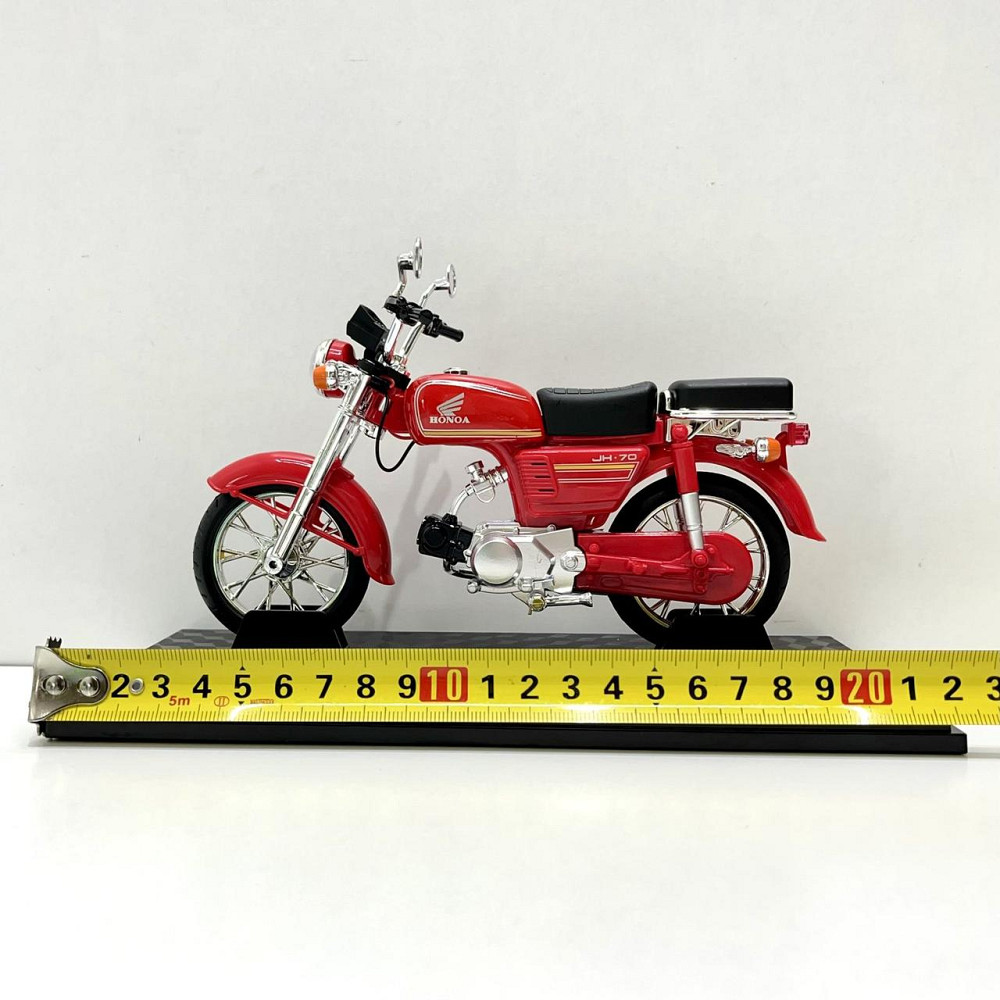 Мотоцикл металопластиковий звуки підсвічування гумові амортизація елементи 1:12 Червоний (BG 68-765) Чернігів - фото 4