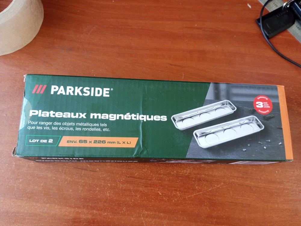 Магнітна тарілка для гайок PARKSIDE 65 x 226 мм Набір 2шт. Германия Полтава - изображение 1