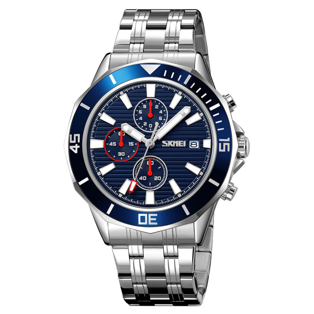 Skmei 9335SIBU Silver-Blue SBR Киев - изображение 1