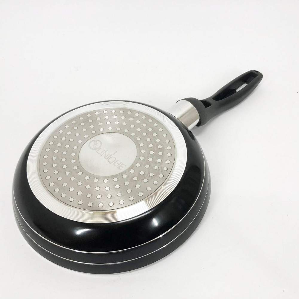 Сковорода з ручкою алюміній, Зручна сковорода для дому Зручна для щоденного використання HS-38 Львів - фото 2