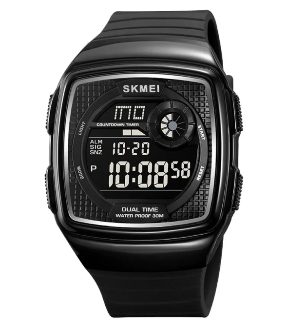 Часы мужские наручные спортивные Skmei 2208 (Черный с черным) Винница - изображение 1