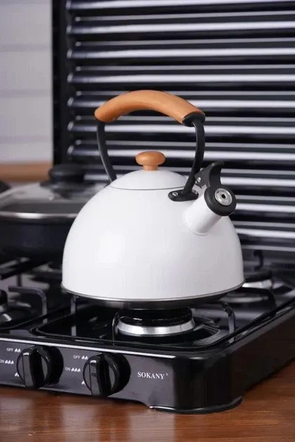 Газовая настольная плита SK-6004 четырёхконфорочная портативная для дома, дачи и кемпинга Одесса - изображение 3