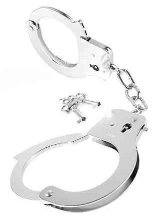 Елегантні наручники FFS Metal Handcuffs Silver Sex Aura Київ