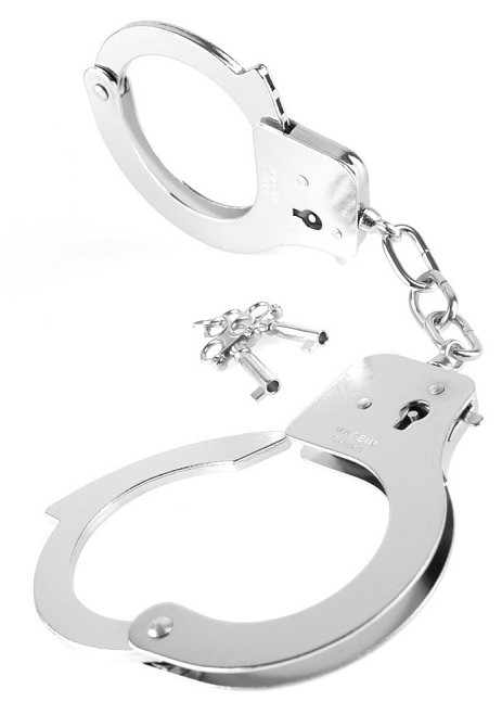 Елегантні наручники FFS Metal Handcuffs Silver Sex Aura Київ - фото 2