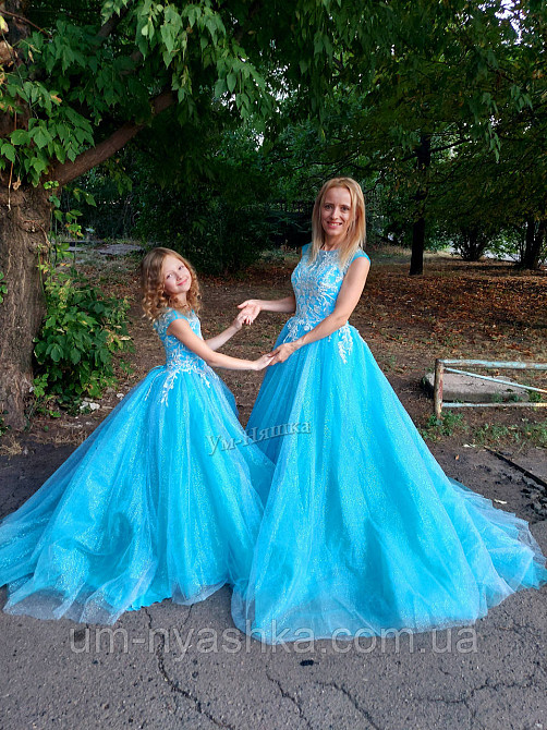 Платья FAMILY LOOK на годик, FAMILY LOOK мама-дочка Кривой Рог - изображение 9