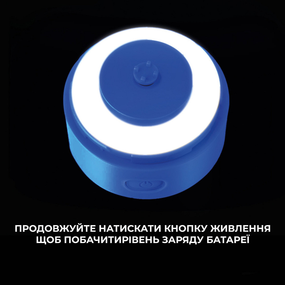 Шейкер спортивний електричний VOLTRX VortexBoost 600 мл. Tritan Blue Каменское - изображение 6