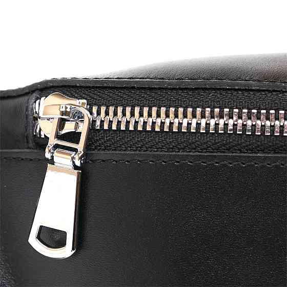 Кожаная универсальная женская бананка Shvigel 16383 Черный Киев