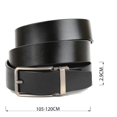 Ремень Vintage Мужской Черный (20268) Винница - изображение 3