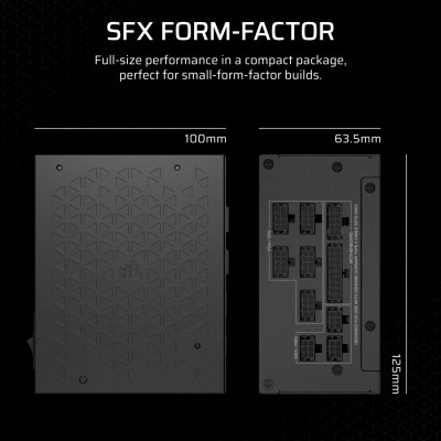 Блок питания Corsair 1000W SF1000 (CP-9020257-EU) Винница - изображение 3