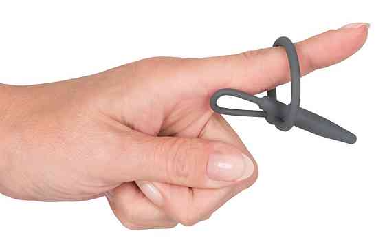 Ерекційне кільце - Penis Plug With Glans Ring Sex Aura Київ