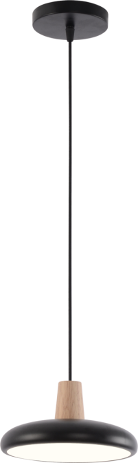 VALESO Підвісна люстра -1 чорний + дерево Київ - фото 3