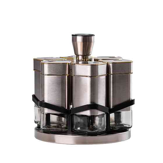 TS Kitchen Набір для спецій на підставці 6 предмети по 120 мл HP531T1025J Коломия