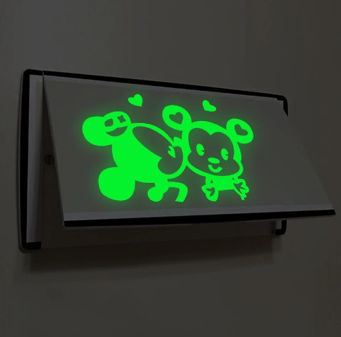 Люмінесцентна наклейка - 10*6см Київ - фото 2