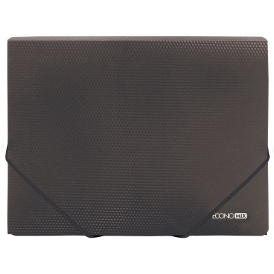 Папка на резинках Economix А4 фактура "оранж", черная (E31601-51) Винница - изображение 1