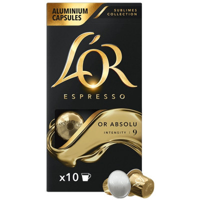 Кофе L'OR Espresso Or Absolu #9 в капсулах 10 шт (8711000360590) Вінниця - фото 1
