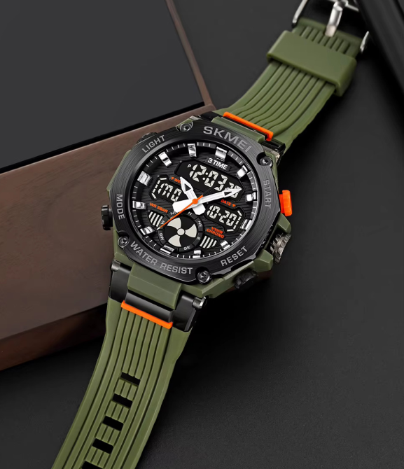 Часы наручные SKMEI 2223AG, ARMY GREEN, 11507 Днепр - изображение 3