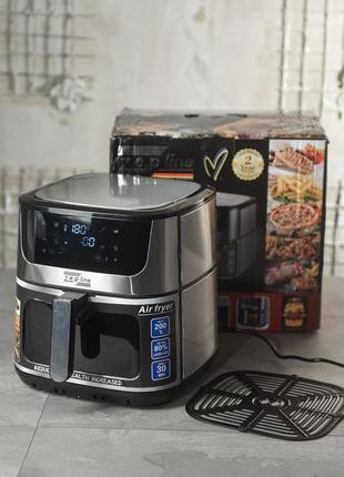 Аэрофритюрница Zepline ZP-127 12,5 л, 4000 Вт, конвекция, гриль, антипригарное покрытие, таймер Одесса - изображение 4