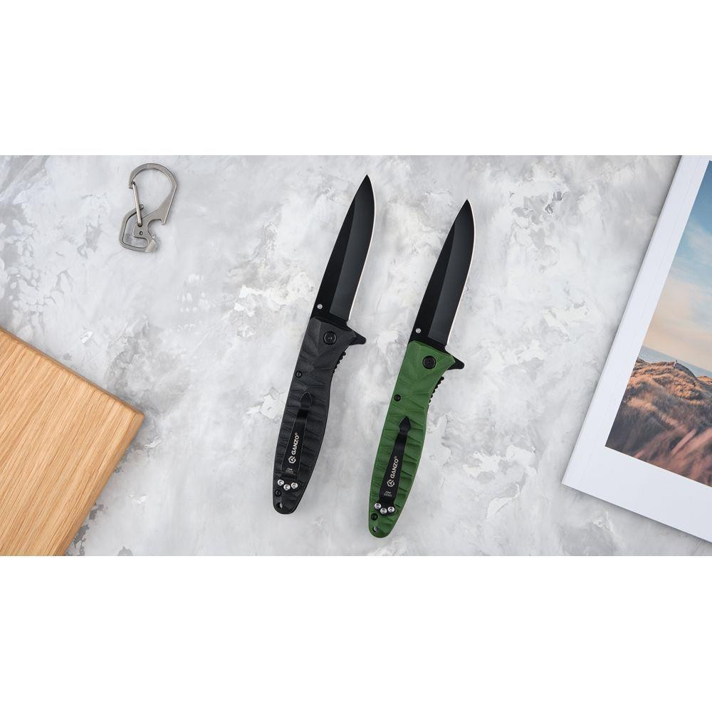 Нож складной Ganzo G620b-1 черный Киев - изображение 6