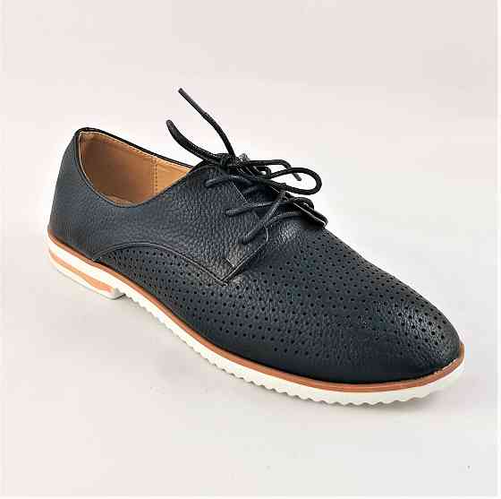 Жіночі Туфлі Чорні Мокасини Кросовки Слітонони (розміри: 37,38) - 11-1 Дніпро