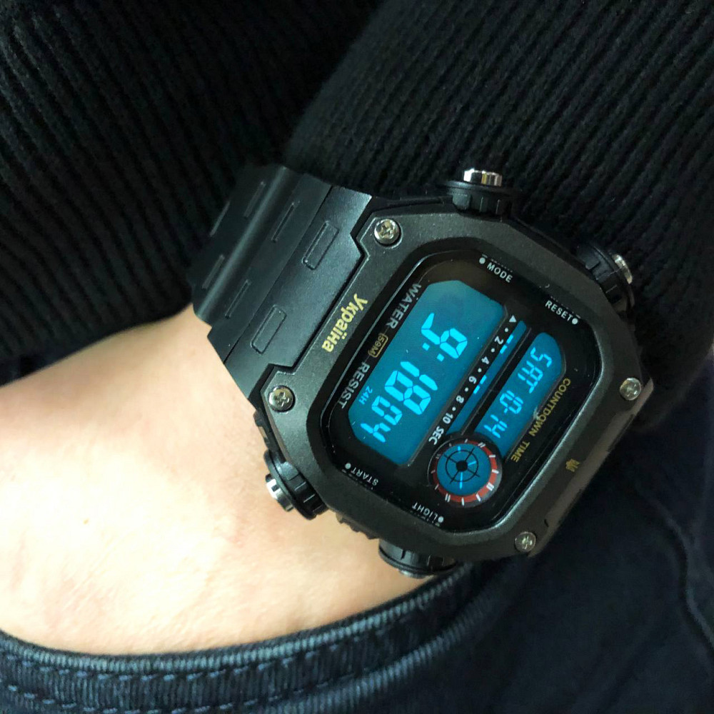 Наручний годинник з електронним механізмом SKMEI 6212/2126BKWT, Чоловічий годинник для риболовлі FL-32 Львів - фото 11