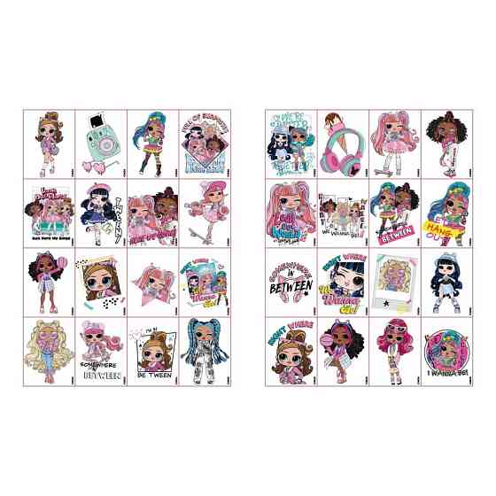 Розмальовка зі стікерами "Skate Dance 3 Tweens" LCB28, 16 сторінок Вінниця