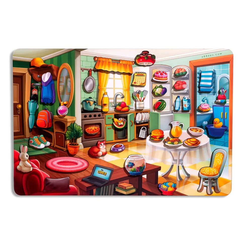 Деревянный пазл-вкладыш 