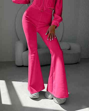 Женский стильный костюм тройка: кофта, корсет и лосины замш на дайвинге Малиновый, 46/48 Одесса