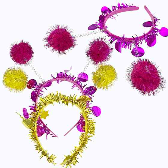 Обруч для дівчинки святковий Київ