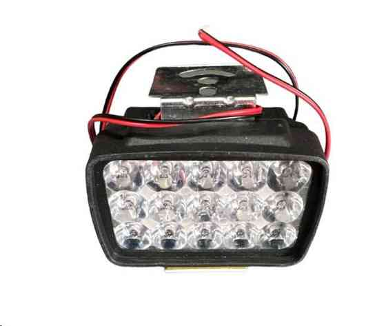 Фара додаткового світла LED L6-22,5W прямокутна 95*65*56 мм FLOOD 9-85V DC1,5W 15 шт. 6000К IP67 2200Lm Мукачево
