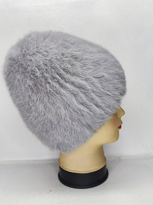 Шапка женская меховая сноп Дарья Светло Серый Харьков - изображение 2