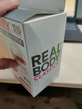 Силіконові трусики з порожнистим фалоімітатором Real Body Real Manly Hollow S/M (м'яте паковання!!!) Sex Aura Київ