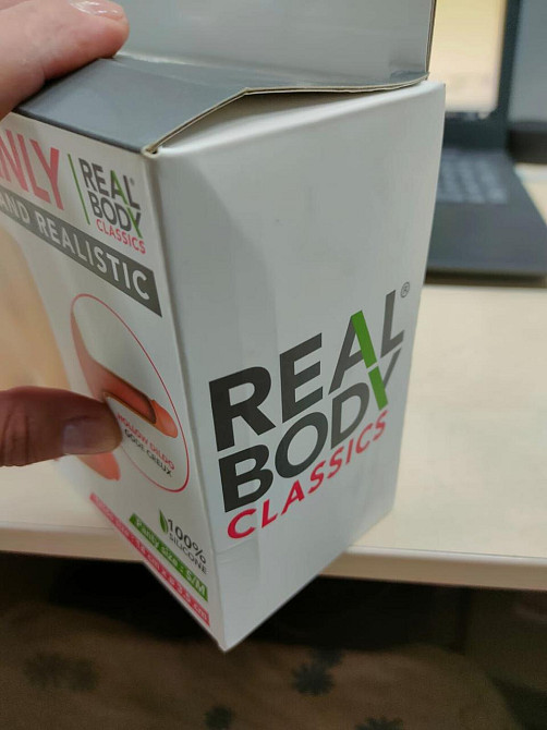 Силіконові трусики з порожнистим фалоімітатором Real Body Real Manly Hollow S/M (м'яте паковання!!!) Sex Aura Київ - фото 2