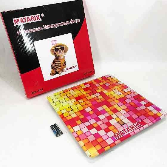 Ваги скло MATARIX MX-452 180 кг, Ваги для особистого користування, Ваги LV-749 побутові підлогові Київ