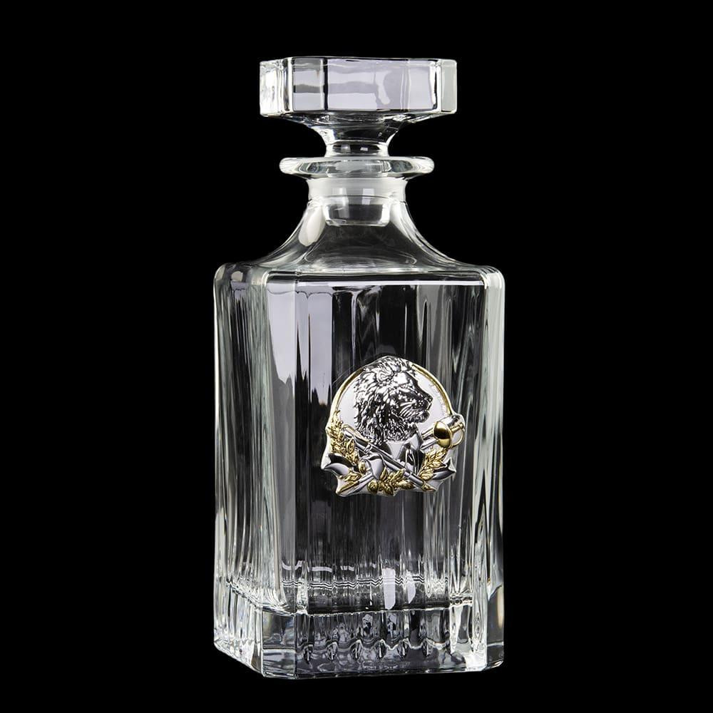 Набор для водки Boss Crystal Директорский (графин и 6 рюмок) хрусталь, серебро, золото Киев - изображение 2