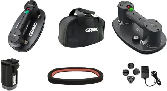 GRABO NEMO Chwytak Próżniowy 1xAkumulator Ładowarka Сумка Transportowa Київ
