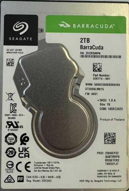 Жесткий диск 2.5