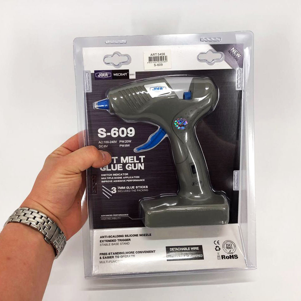 Термопистолет поделки S-609, Клеевой пистолет для рукоделия, Пистолет для клея силикона электрический YD-65 Львов - изображение 5