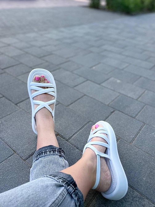 KatrinA Босоніжки жіночі KatrinA 205 білі (літо, шкіра натуральна) (5251) Коломия - фото 4