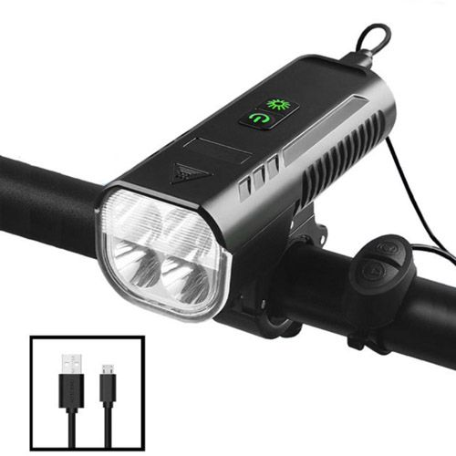 Велосипедный фонарь + power bank + звонок FY-336-4T6 microUSB (3+4 режима и 5 звонков) Винница