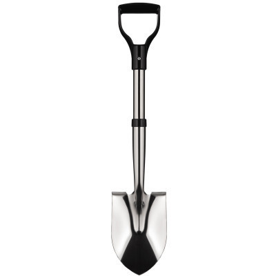 Лопата 2E Gloss, нержавіюча сталь, 2 мм, 70 см, 0.95кг (2E-S70G) Вінниця - фото 1