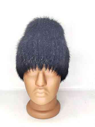 Шапка женская меховая Виктория з нутрии Черный Харьков