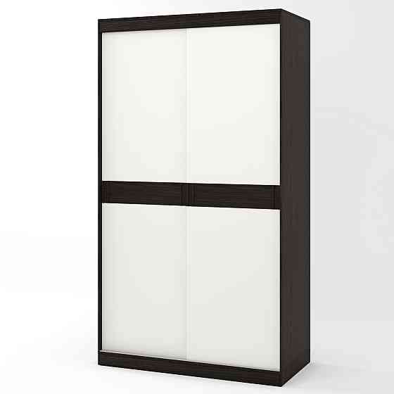 Шкаф-купе Эверест Соната 1200 двухдверный 120х60х217 венге темный+белый (DTM-2391) Львов