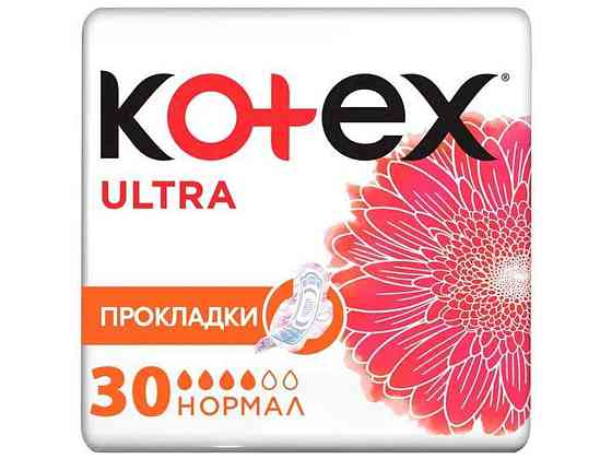 Прокладки гігієнічні денні 4к. 30шт Dry Normal Quadro ТМ Kotex Київ