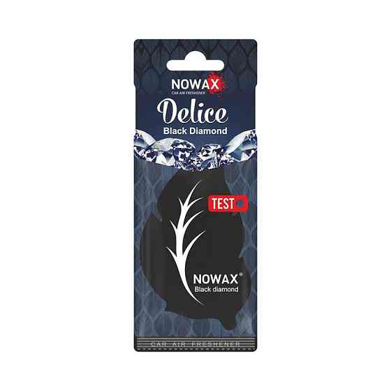 Ароматизатор повітря целюлозний Nowax серія Delice - Black Diamond Львів