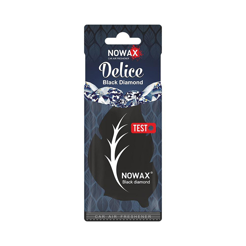 Ароматизатор повітря целюлозний Nowax серія Delice - Black Diamond Львів - фото 1