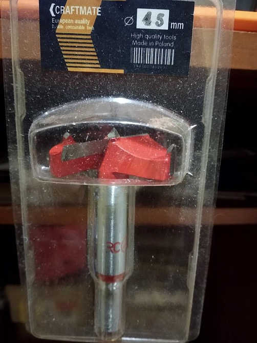 Свердло "Форстнера" ⦰45 mm твердоспл. плас Полтава - фото 1