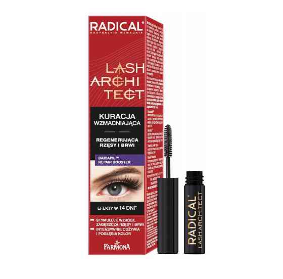 Укрепляющее средство для регенерации ресниц и бровей RADICAL LASH ARCHITECT Farmona 5 мл Киев