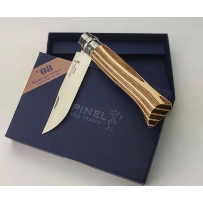 Нож Opinel 8 VRI Laminated коричневий (002388) Винница - изображение 5